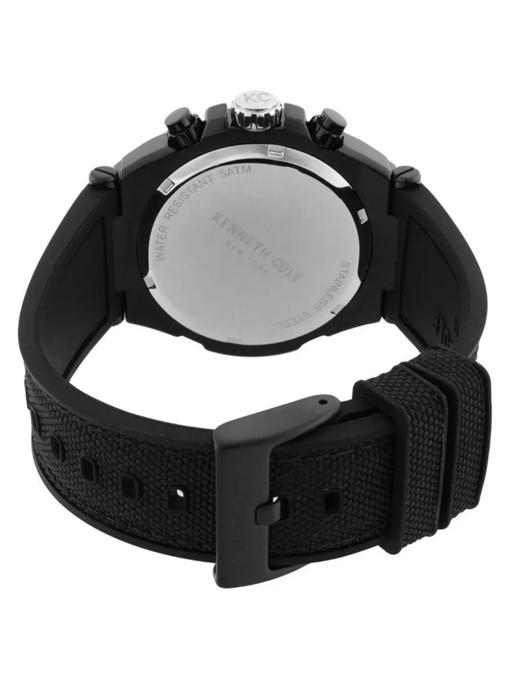NWT Kenneth Cole New York Chronograph Quartz Black Dial Men's Watch